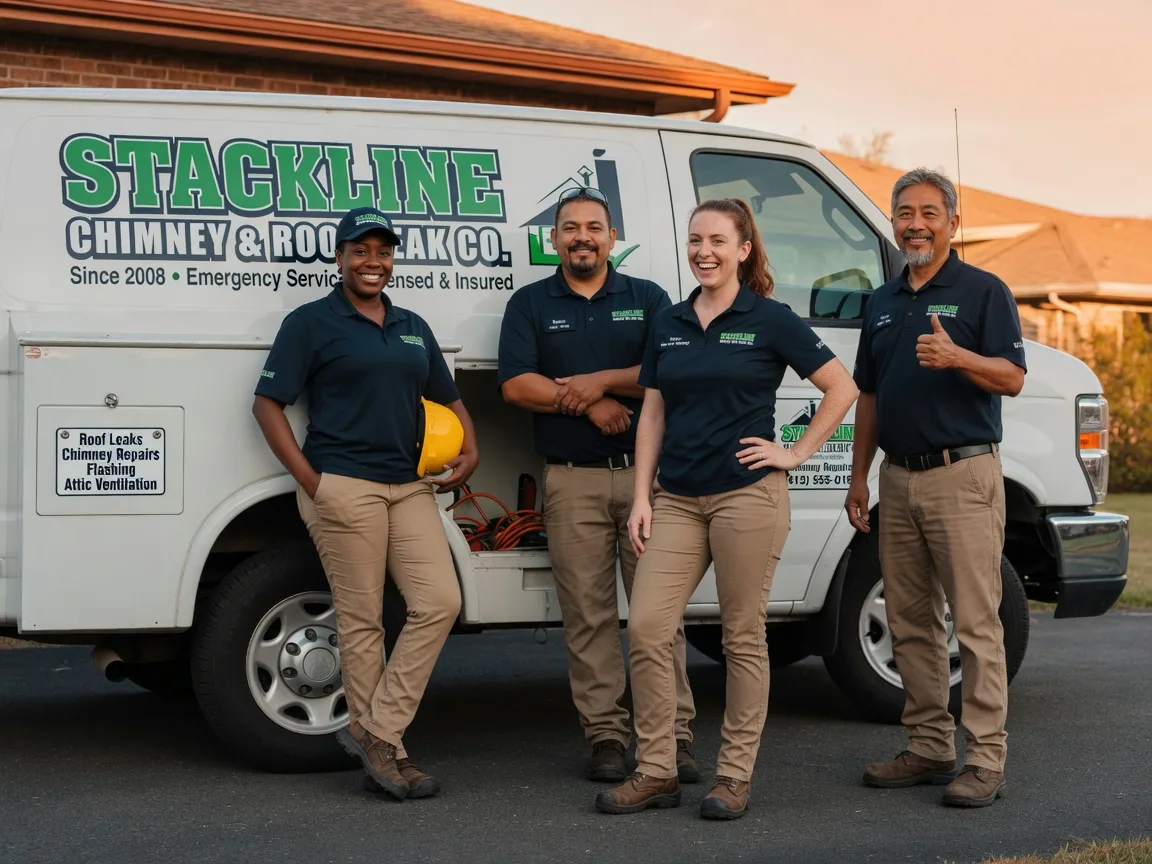 Chimney flashing repair company in Golden Valley, ND